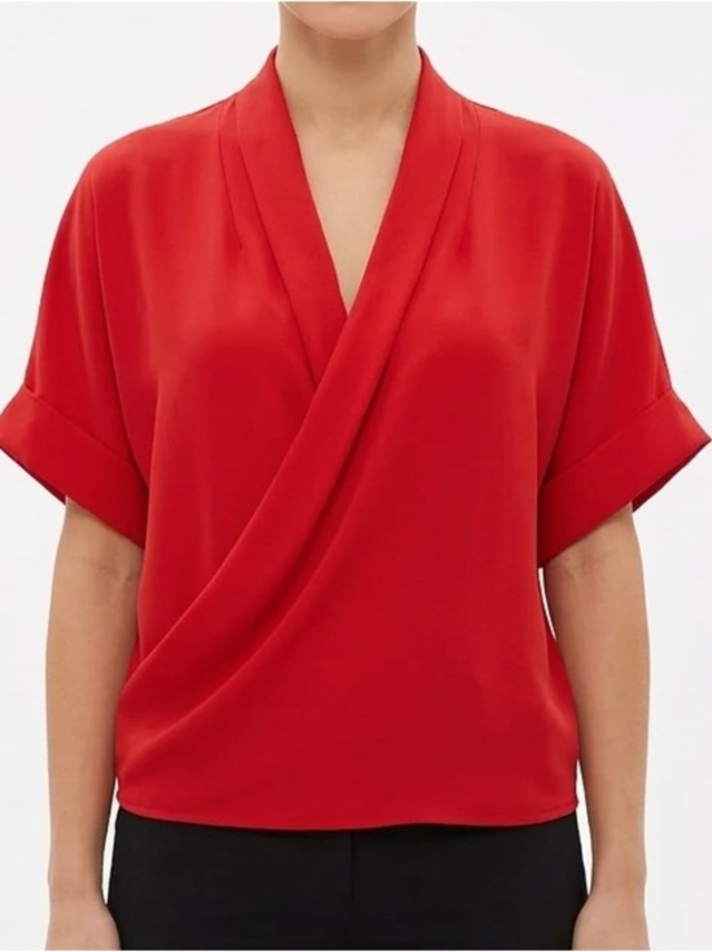 MM Couture by Miss Me Kimono Top in Red XS